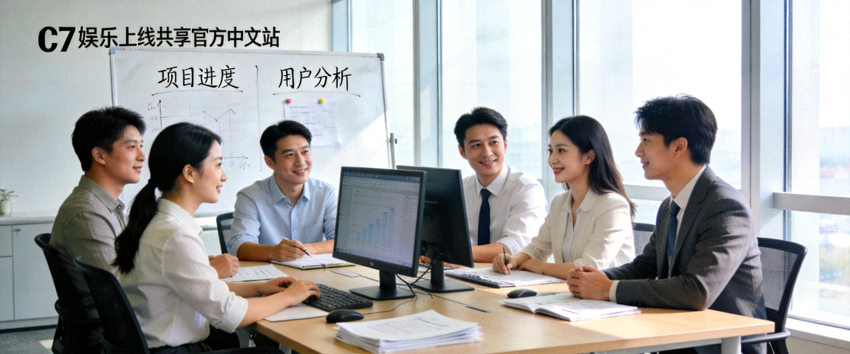 C7娱乐在线入口官方中文站团队成员在现代化办公室中协作讨论的场景